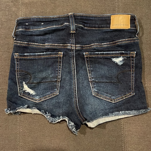 BUNDLE - (2) American Eagle girls denim shorts size 0 - next level stretch - Picture 7 of 7